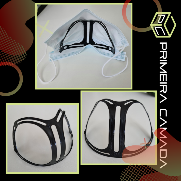 Nova Armação para Máscaras FrameRun ideal para máscaras descartáveis
