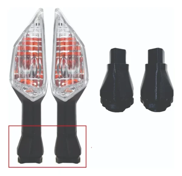 Coxim Pisca Seta Kawasaki Z 300/400/650/800/900 - Par D E - Imagem 6