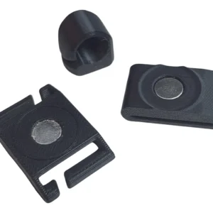 Kit Clip Magnético De Mangueira Para Mochila De Hidratação