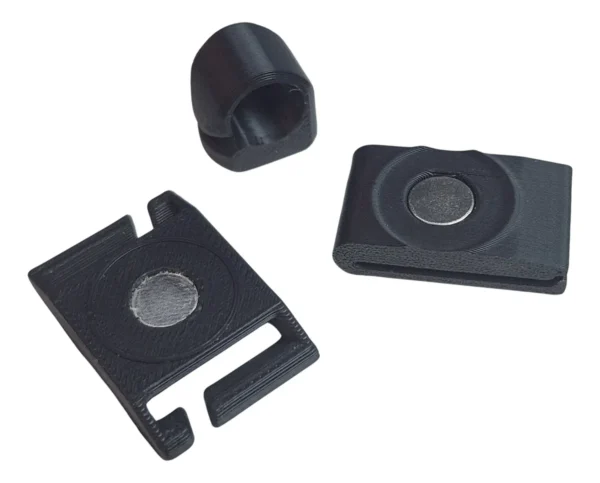 Kit Clip Magnético De Mangueira Para Mochila De Hidratação